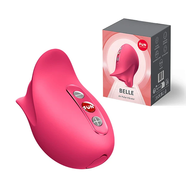Вакуумно-волновой вибратор «Belle» розовый