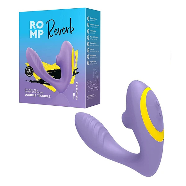 Вакуумный стимулятор «Reverb» с вибростимуляцией точки G