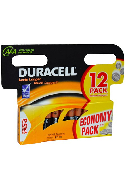 Батарейки мизинчиковые ААA DURACELL