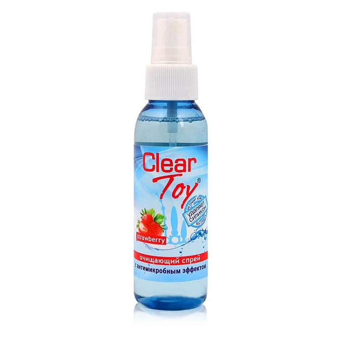Очищающий спрей «Clear Toy Strawberry» с ароматом клубники, 100 мл изображение №2