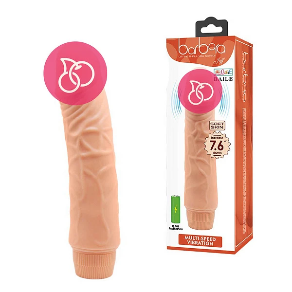 Реалистичный вибратор «Barbara 7.06»