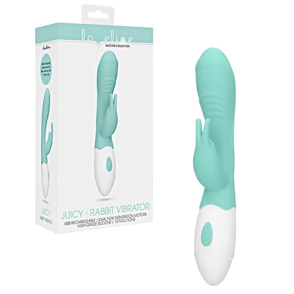 Вибратор-кролик «Juicy», зеленый