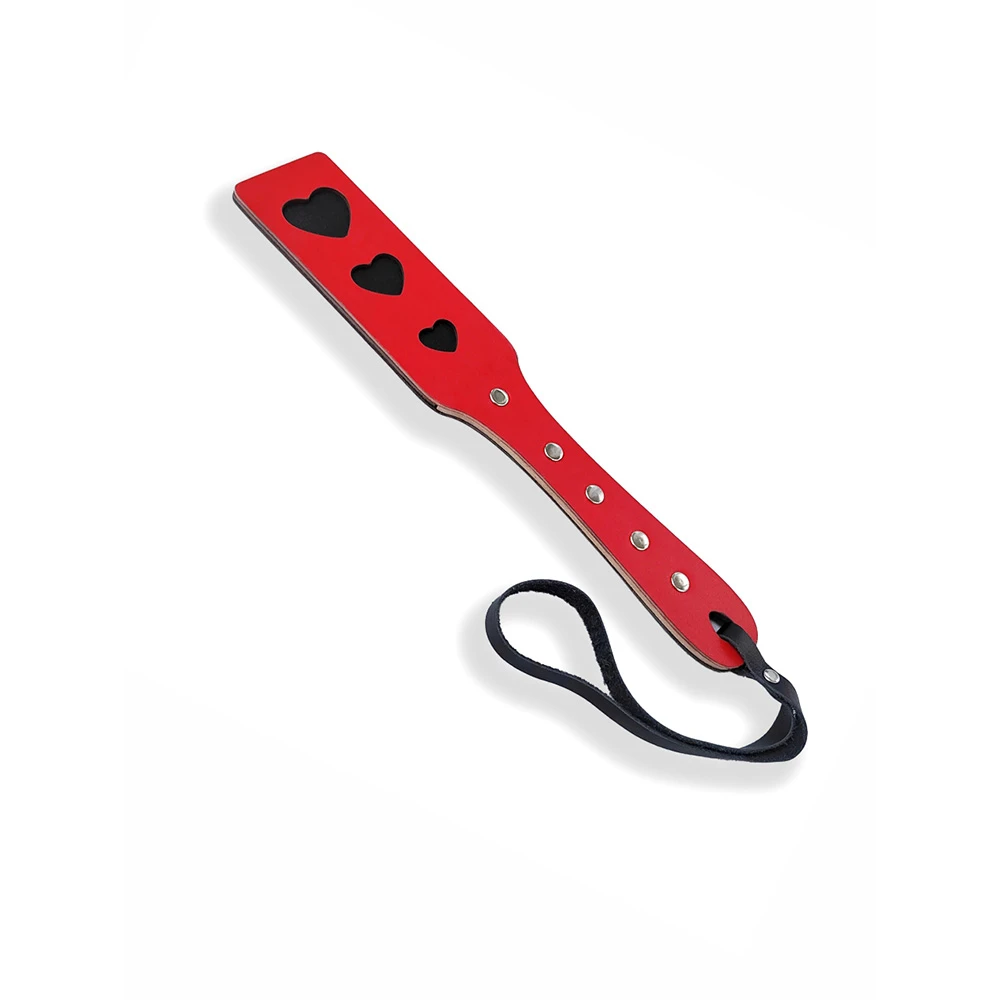 Шлепалка мягкая двухсторонняя, черно-красная