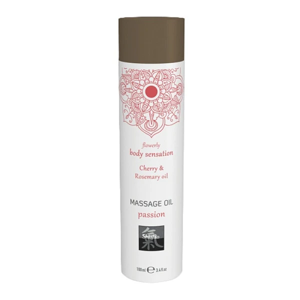 Массажное масло «Shiatsu Passion» вишня & масло розмарина, 100 мл