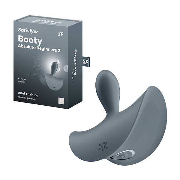 Анальная мини-пробка «Booty Absolute 2» с вибрацией