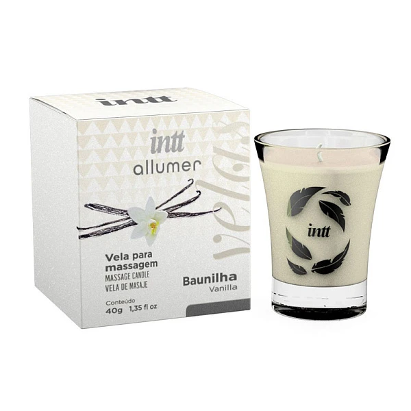 Массажная свеча «Intt Velas» с ароматом ванили