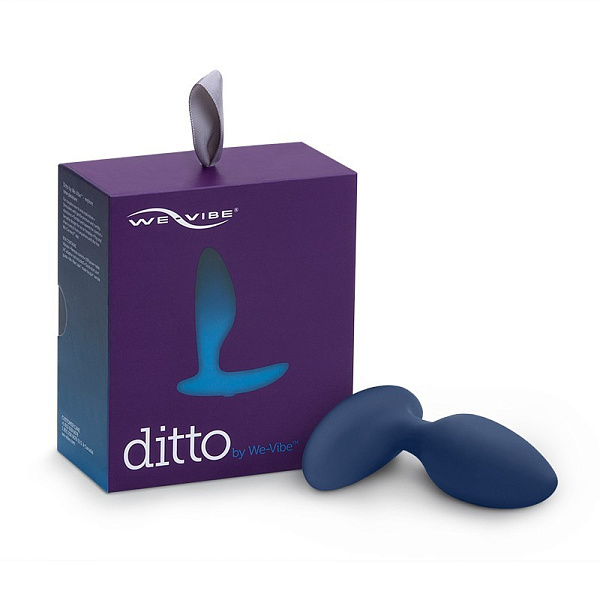 Анальная пробка «We-Vibe Ditto», синяя