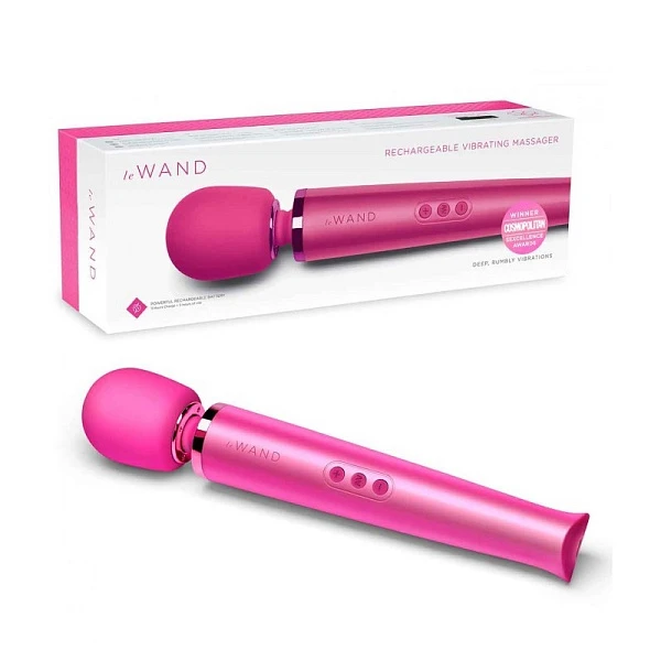 Вибромассажер «Le Wand» 20 режимов, розовый