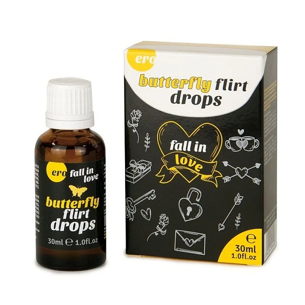Возбуждающие капли для двоих «Butterfly Flirt Drops», 30 мл