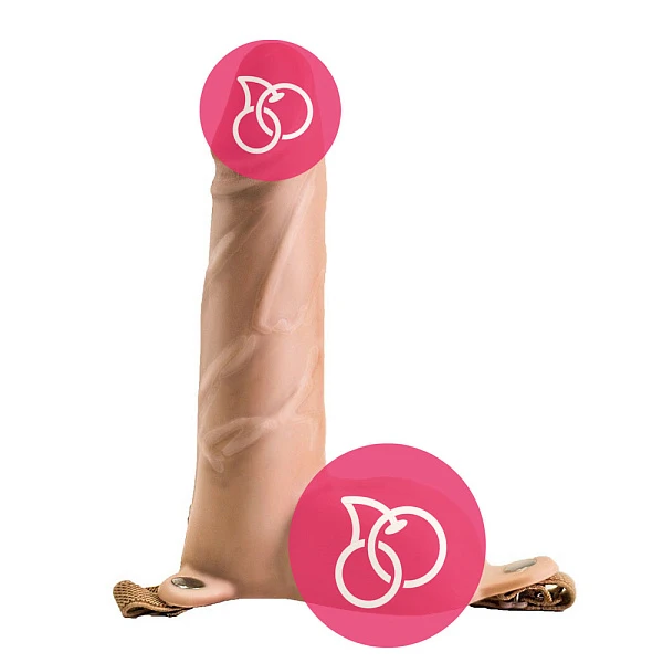 Фаллопротез на резинках «LoveToy», 16 см