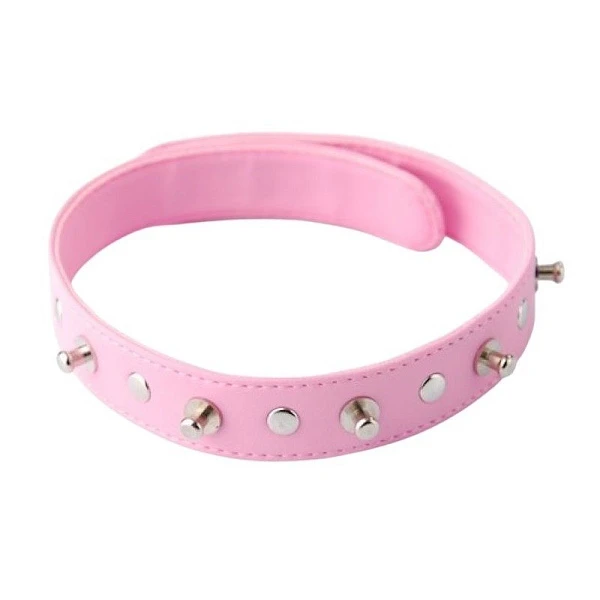 Ошейник из искуcственной кожи «Sitabella», розовый