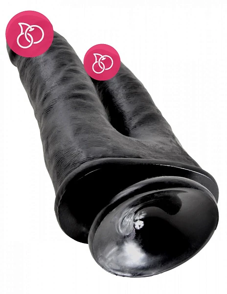 Фаллоимитатор для двойного проникновения Double Penetrator на присоске