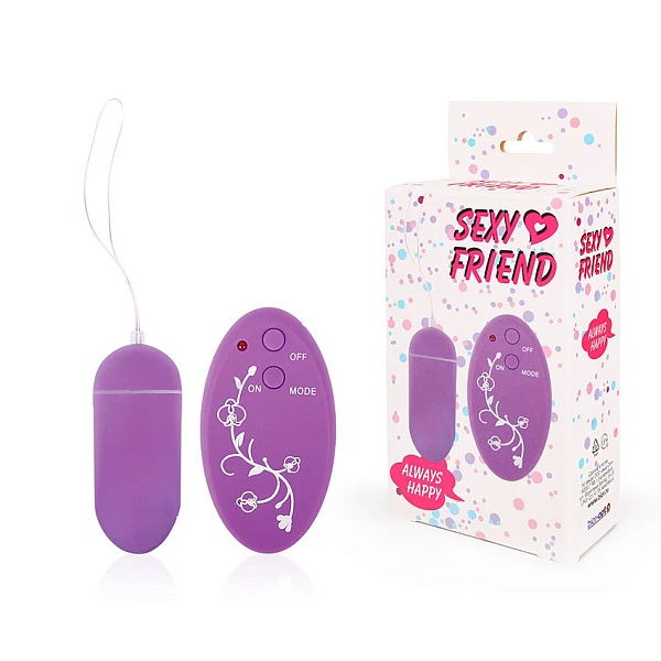 Виброяйцо «Sexy Friend» с пультом, фиолетовое