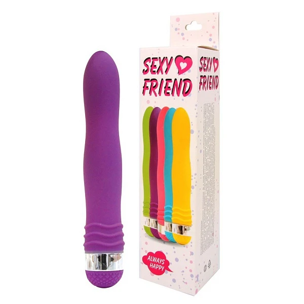 Вибратор «Sexy Friend» 17,5 см, фиолетовый