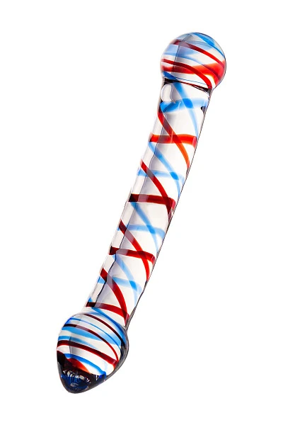 Разноцветный фаллоимитатор «Sexus Glass», 21 см