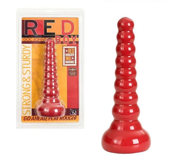 Анальная пирамида «Red Boy - Anal Wand Butt Plug»