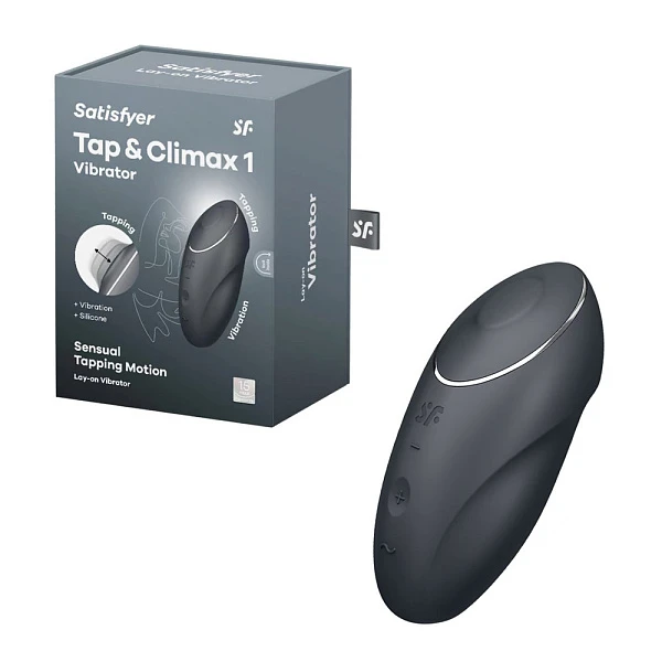Пульсирующий вибростимулятор «Tap & Climax 1», черный