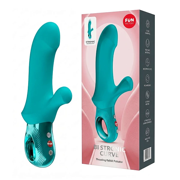 Пульсирующий вибратор «BI Stronic Curve Aquamarine»