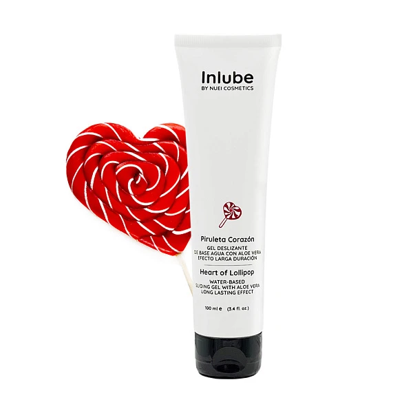 Лубрикант на водной основе «Inlube Heart of Lollipop» со вкусом леденцов, 100 мл