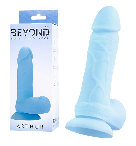 Цветной реалистичный фаллоимитатор «Beyond Arthur»