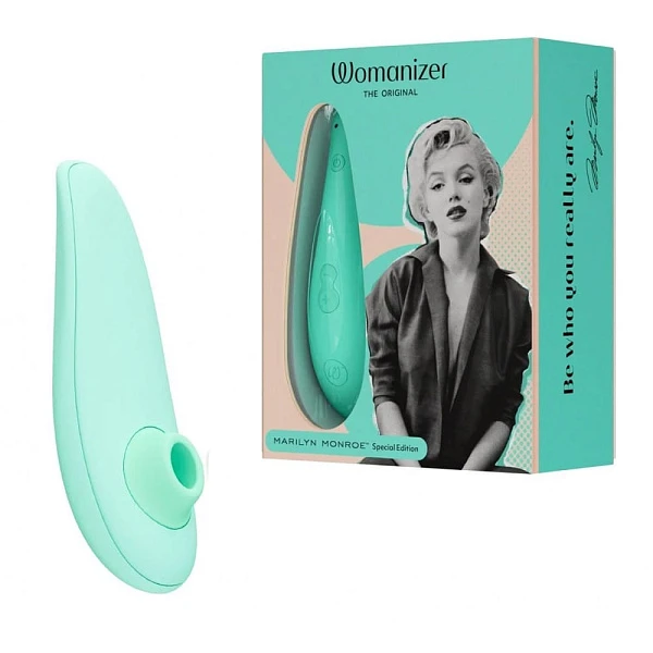 Бесконтактный стимулятор клитора «Womanizer Marilyn Monroe», мятный