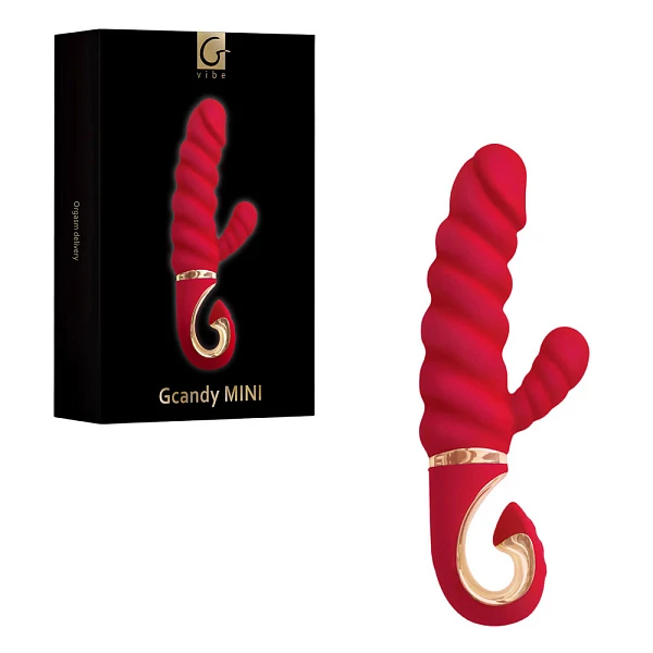 Рельефный вибратор-кролик «Gvibe Gcandy Mini»