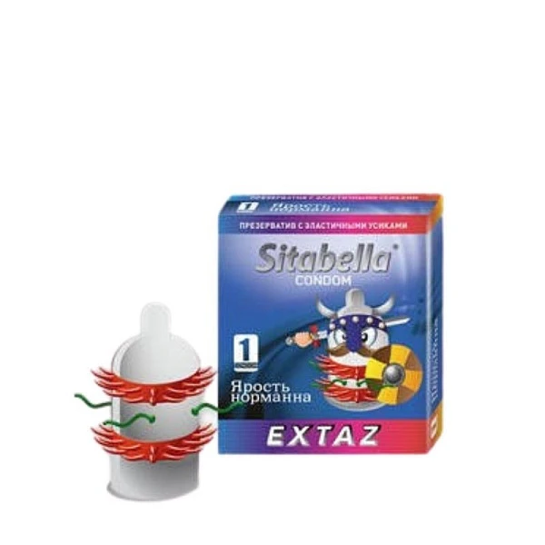 Презерватив «Sitabella Extaz Ярость Нормана», 1 шт