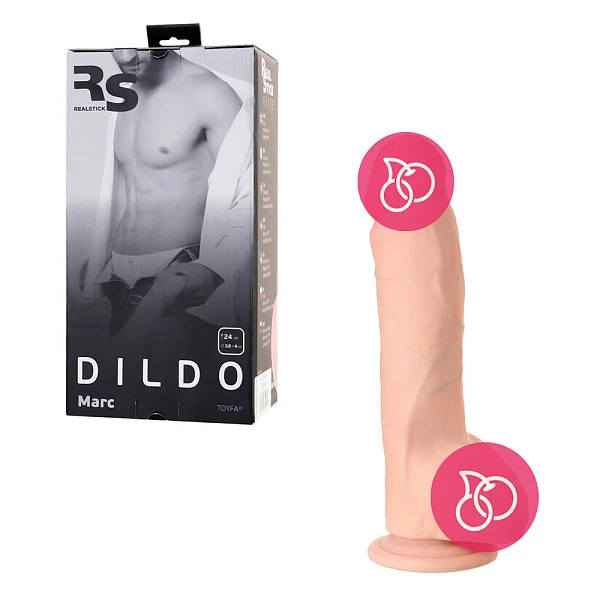 Реалистичный фаллоимитатор «RealStick Elite Marc» на присоске