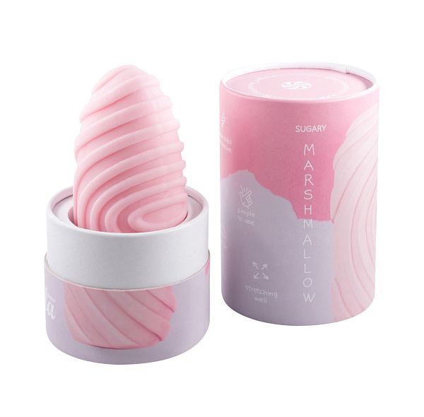 Двухсторонний мастурбатор «Marshmallow Maxi Sugary Pink»