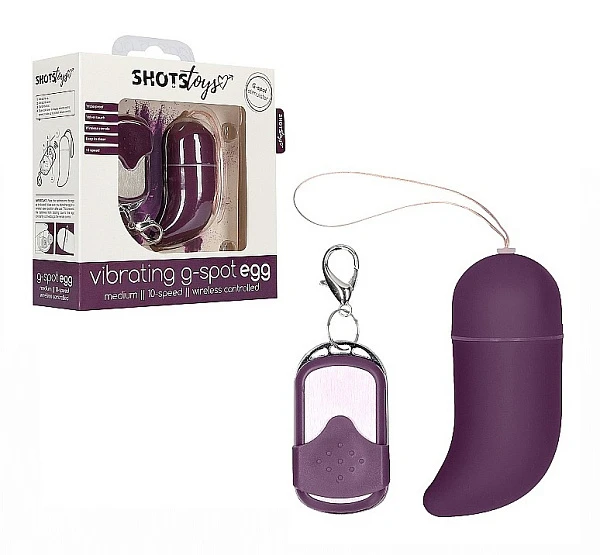 Виброяйцо для стимуляции точки G с пультом «Medium Wireless», фиолетовое