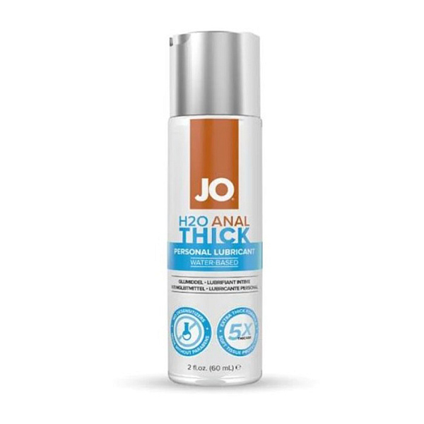 Густой анальный лубрикант «JO Anal Thick H2O» на водной основе, 60 мл