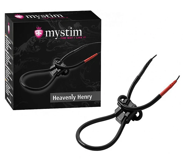 Эрекционное лассо с электростимуляцией «Mystim Heavenly Henry»