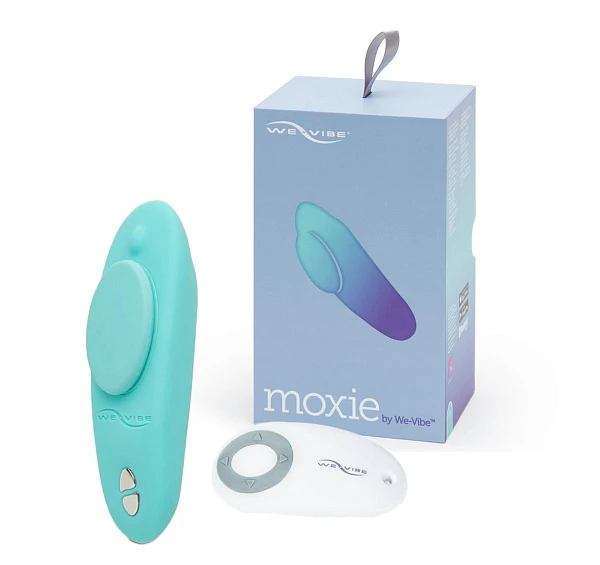 Вибростимулятор в трусики «We-Vibe Moxie», голубой