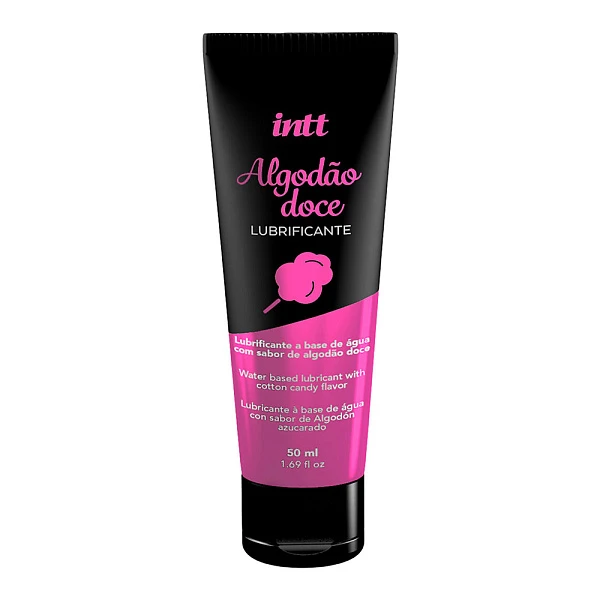 Съедобный лубрикант «Intt Algodao Doce» со вкусом сладкой ваты, 50 мл