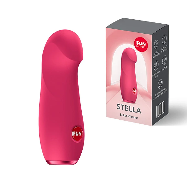 Мини-вибратор «Stella» розовый