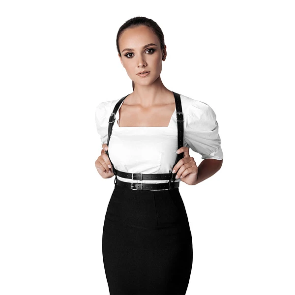 Женская портупея «GEBA» из натуральной кожи (L/XL)