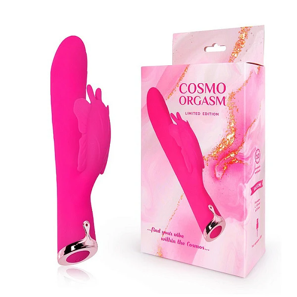 Вибратор-кролик «Cosmo Orgasm» со стимулятором-бабочкой