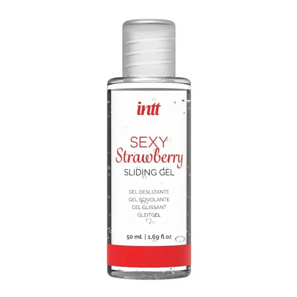 Массажный гель «Intt Sexy Strawberry» с ароматом клубники, 50 мл