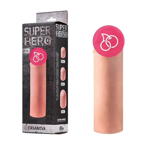 Удлиняющая насадка «Super Hero Casanova»