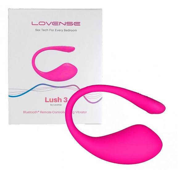 Виброяйцо «Lovense Lush 3» на дистанционном управлении