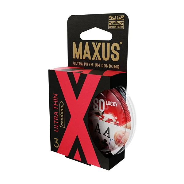 Презервативы «MAXUS Air Ultra Thin» ультратонкие, 3 шт