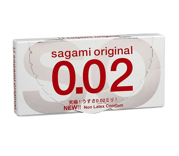 Полиуретановые презервативы «SAGAMI Original 0.02» №2