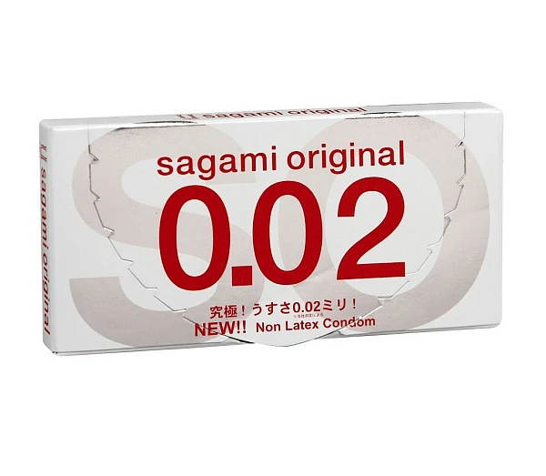 Полиуретановые презервативы «SAGAMI Original 0.02» №2