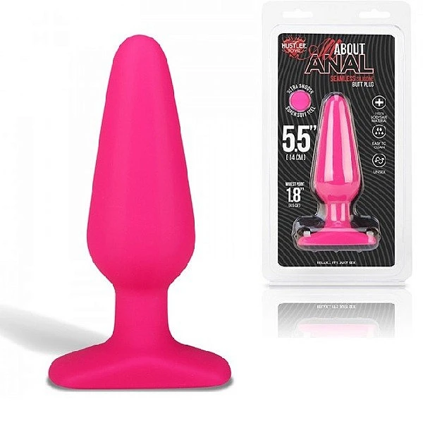 Анальная пробка «Seamless Silicone Butt Plug 5,5»