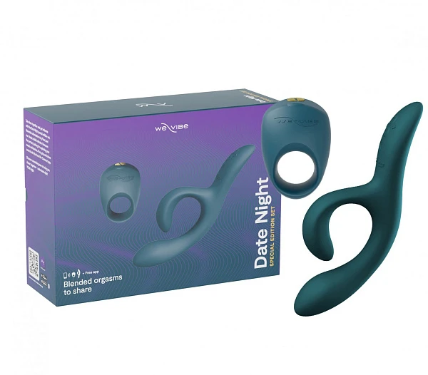 Набор «We-Vibe Date Night»: вибратор «Nova 2» и кольцо «Pivot»