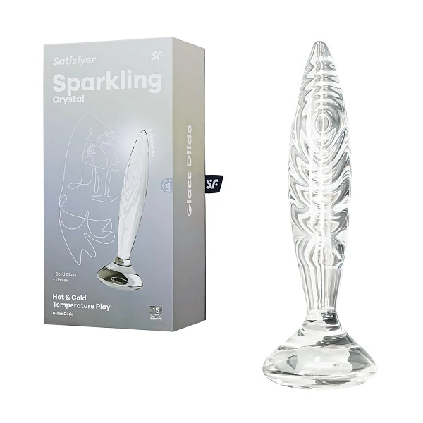 Стимулятор из стекла «Sparkling Crystal»
