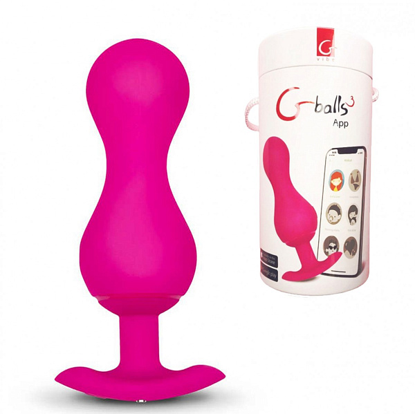 Тренажер Кегеля «Gvibe Gballs 3» с управлением через смартфон