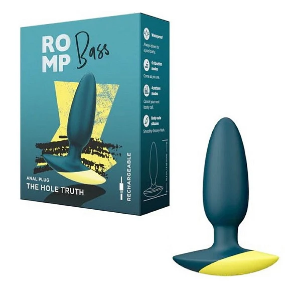 Анальная пробка «Romp Bass» с вибрацией