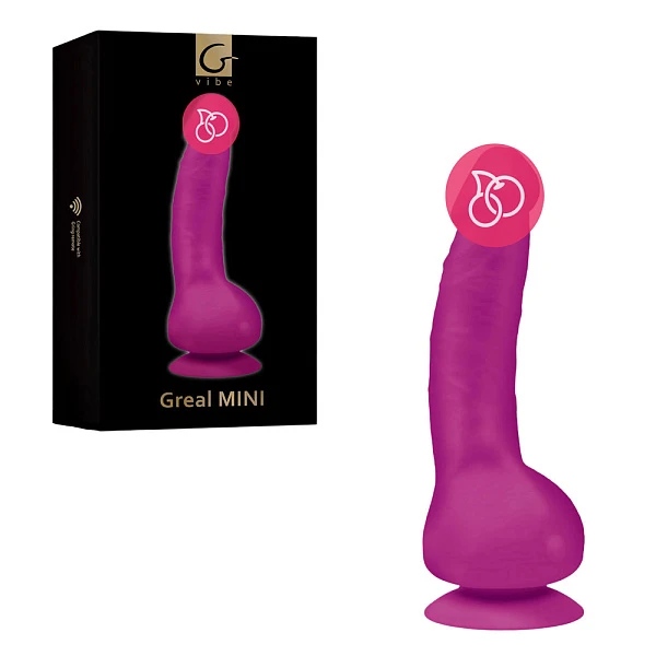 Реалистичный вибратор «Gvibe Greal Mini», фуксия
