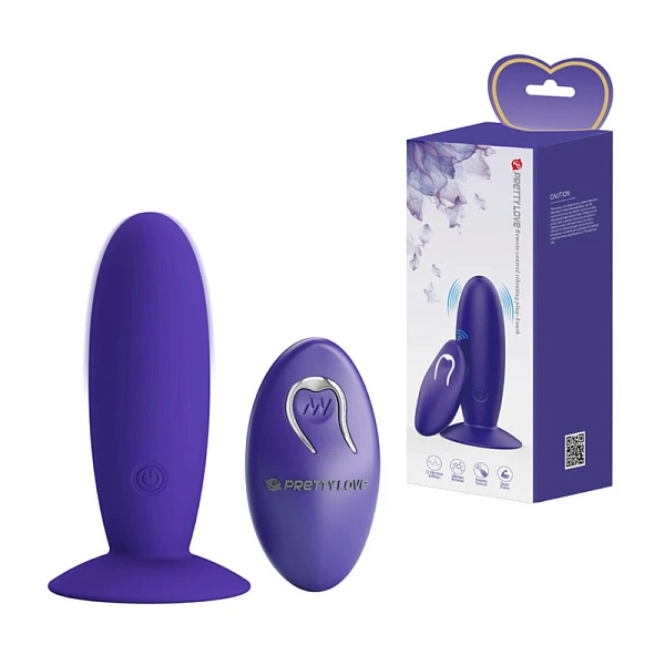 Анальная вибропробка «Youth Remote Control» с пультом